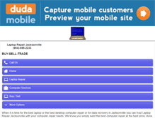 Tablet Screenshot of laptop-repair-jacksonville.com